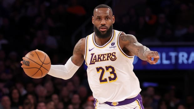 Lakers forward LeBron James